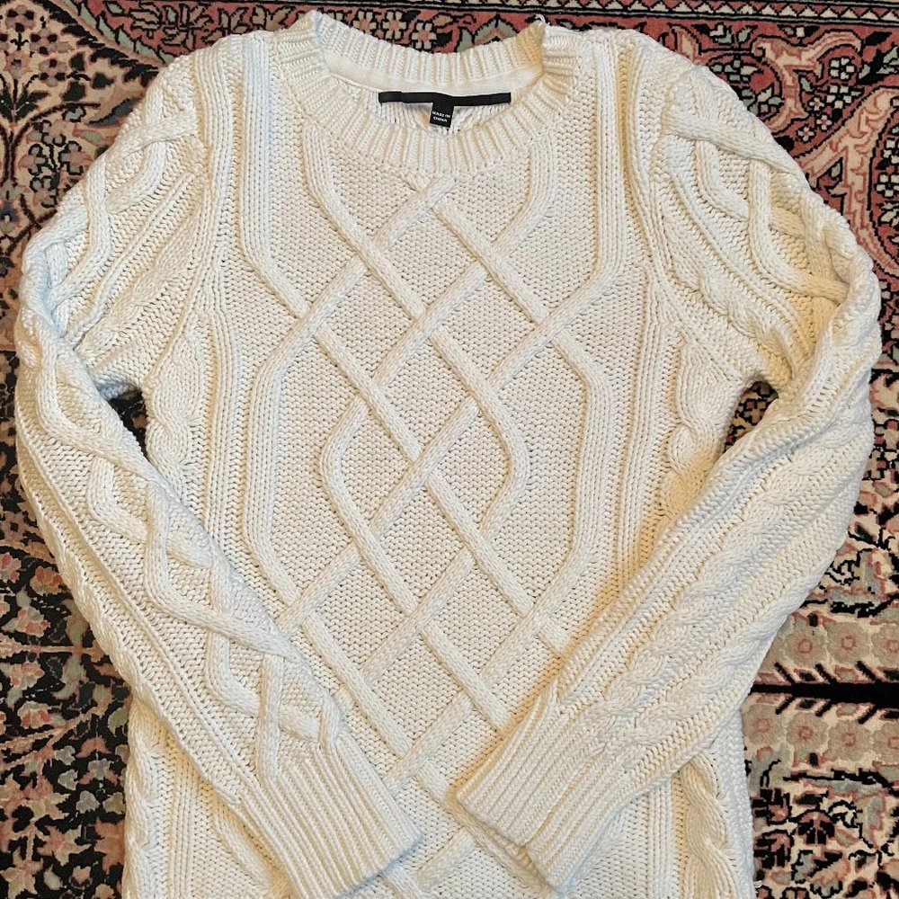 Cable Knit Sweater by Just Female